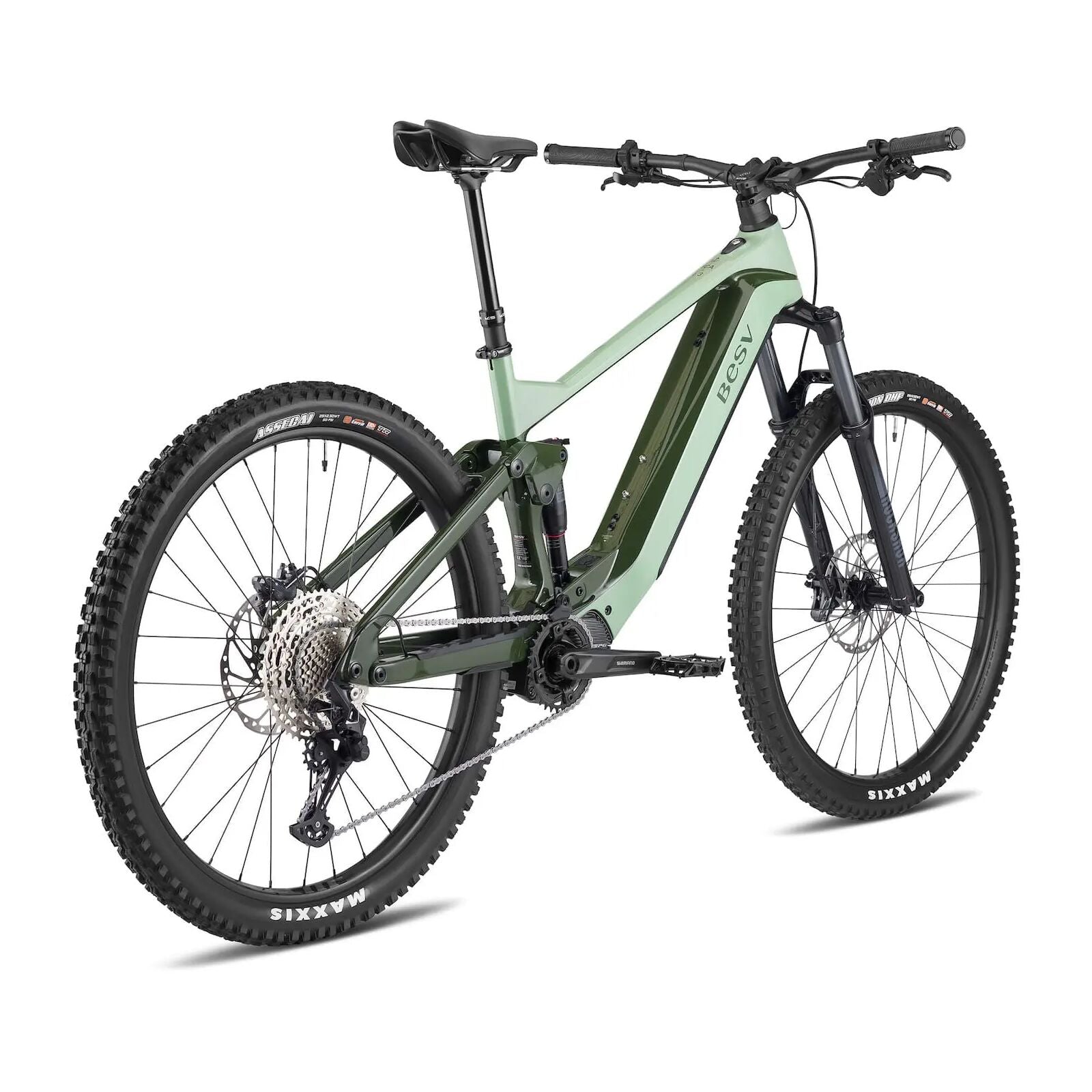 BESV TCA 1.3 MY23 FS-Step Over 460 Large e-MTB Bright And Dark Ceramic Green