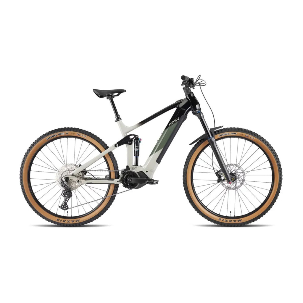 BESV TRS 1.3 MY23 FS-Step Over 425 Small e-MTB Rock Grey With Night Black