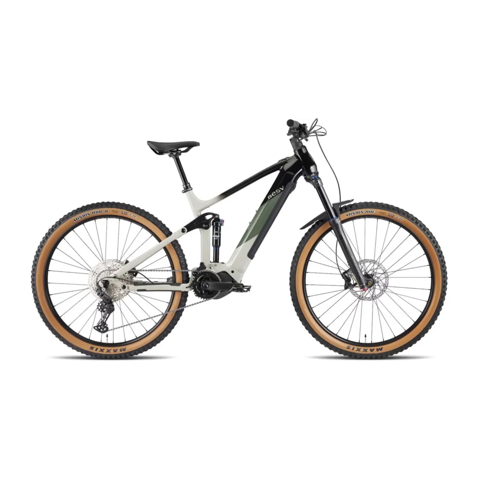 BESV TRS 1.3 MY23 FS-Step Over 425 Small e-MTB Rock Grey With Night Black