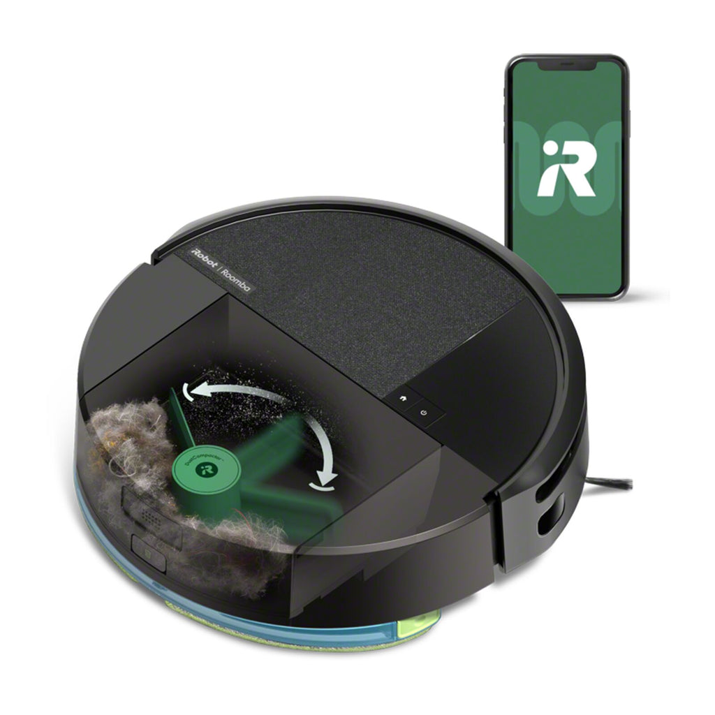 iRobot Roomba Combo 205 AutoCompact Robotic Vacuum Cleaner Black