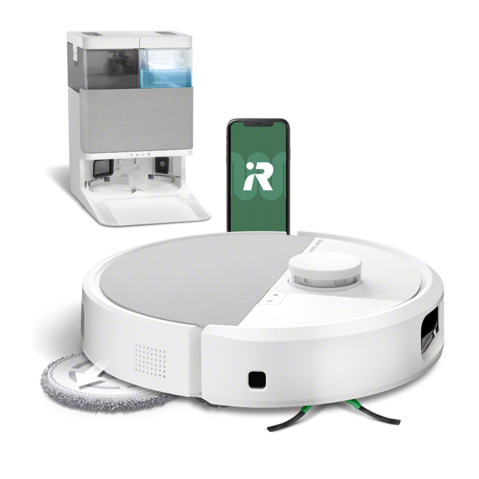 iRobot Roomba Combo 505 Plus Robotic Vacuum Cleaner White