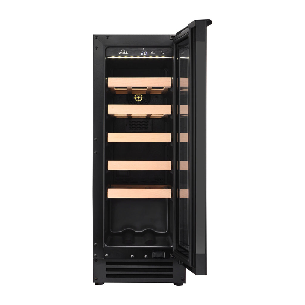 Witt WCU3082-1BG Tabletop wine cabinet Black