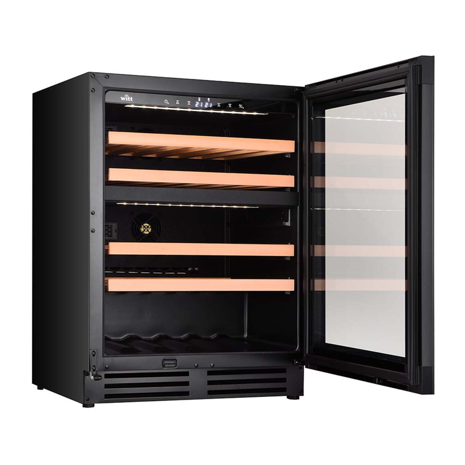 Witt WCU6082-2BG Tabletop wine cabinet Black