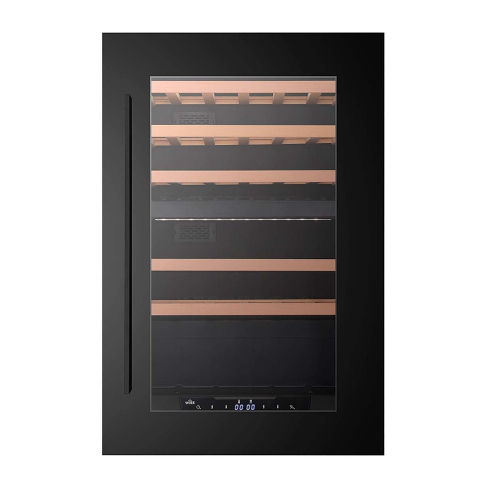 Witt WCI6088-2BG Built-in wine Black