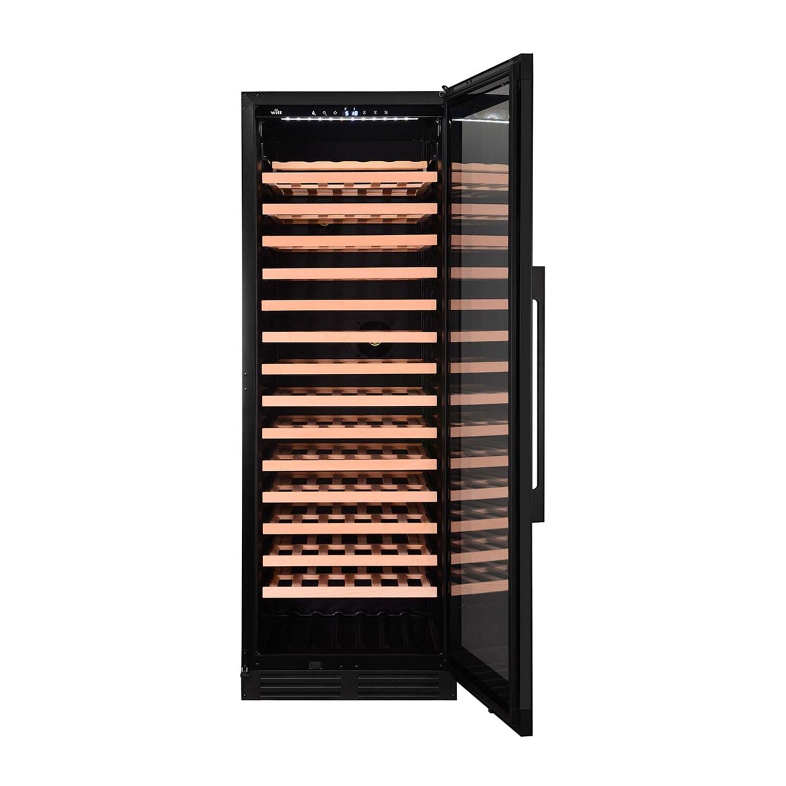 Witt WCF60172-1BG Freestanding wine Black
