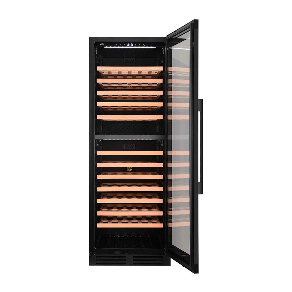Witt WCF60172-2BG Freestanding wine Black