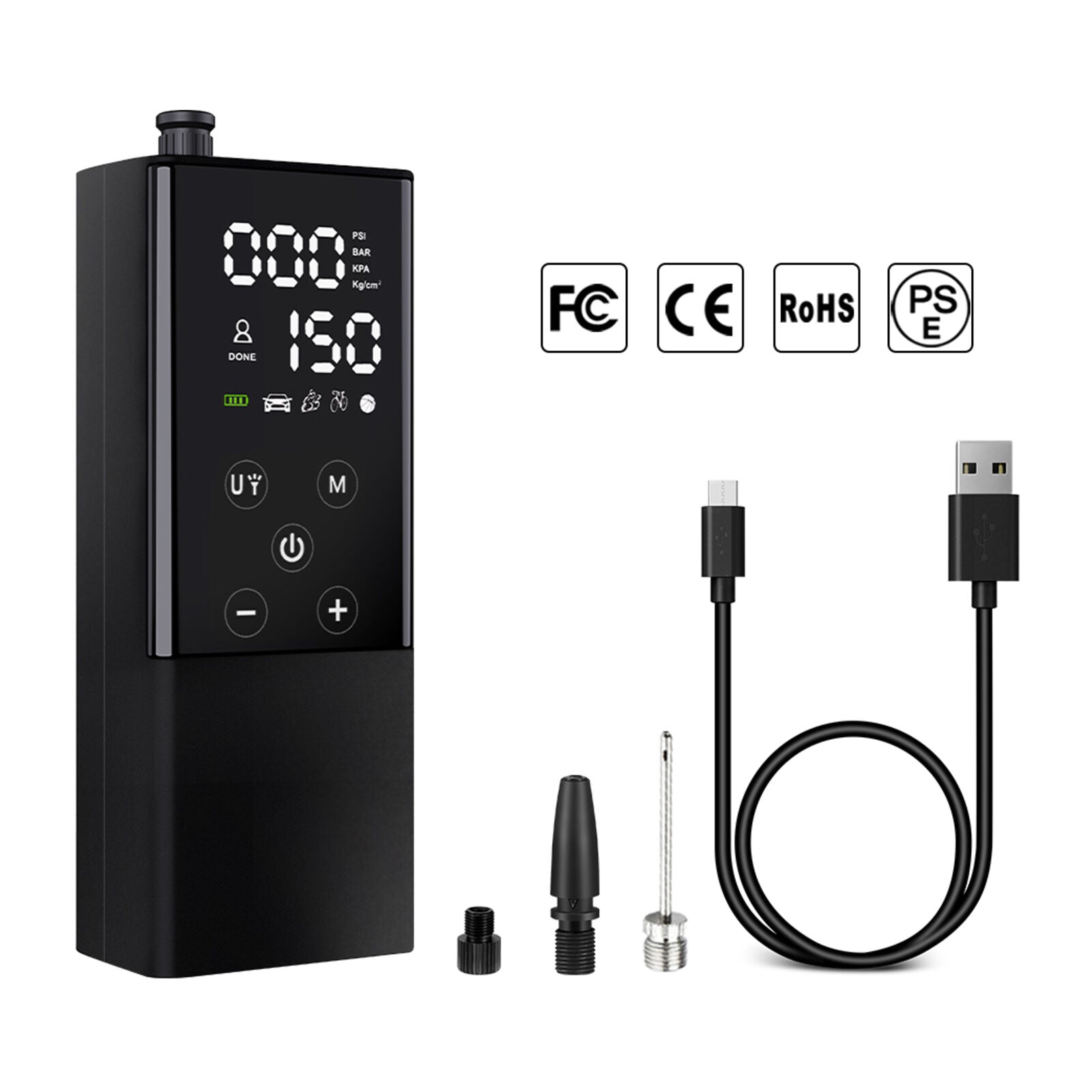 Witt Smart Touch Air Pump Black
