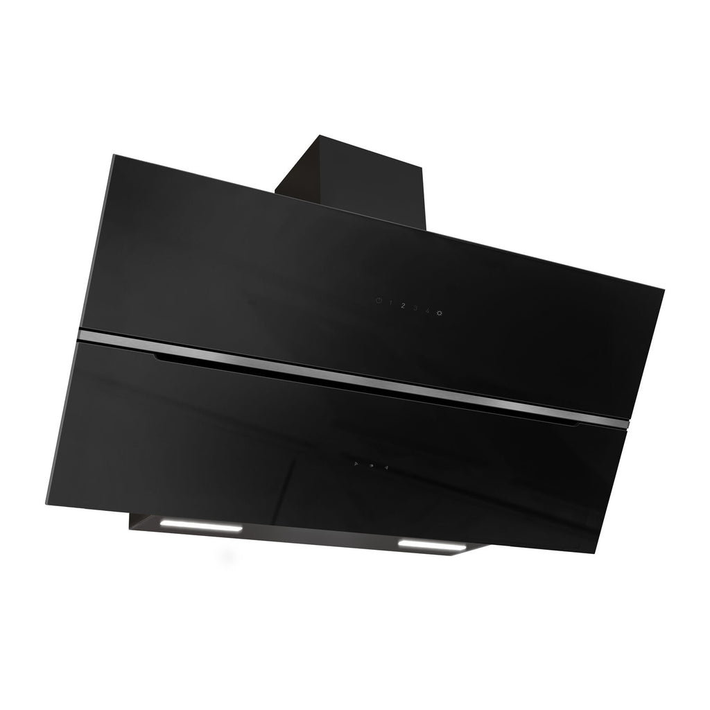 Witt Stream 90 BN Wall hanging hood Black