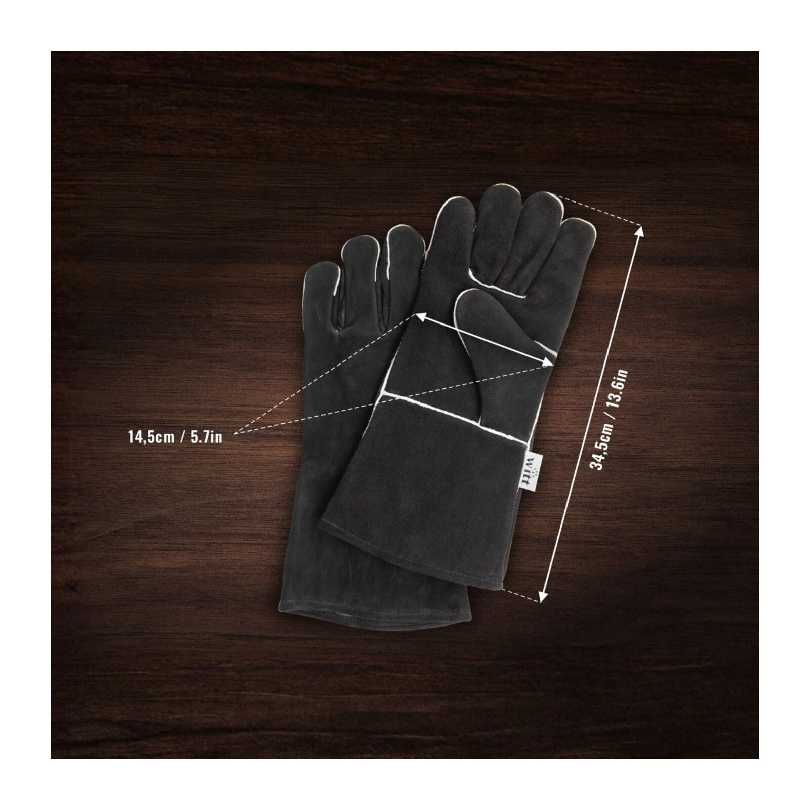 Witt Pizza Gloves Black