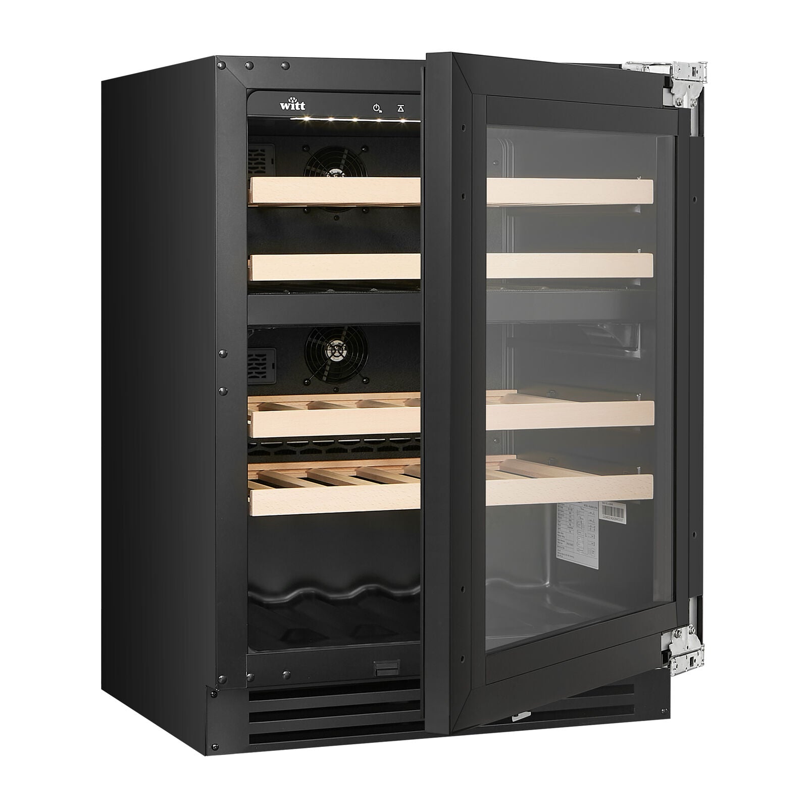 Witt WU6082H-2P39 Built-in wine Black
