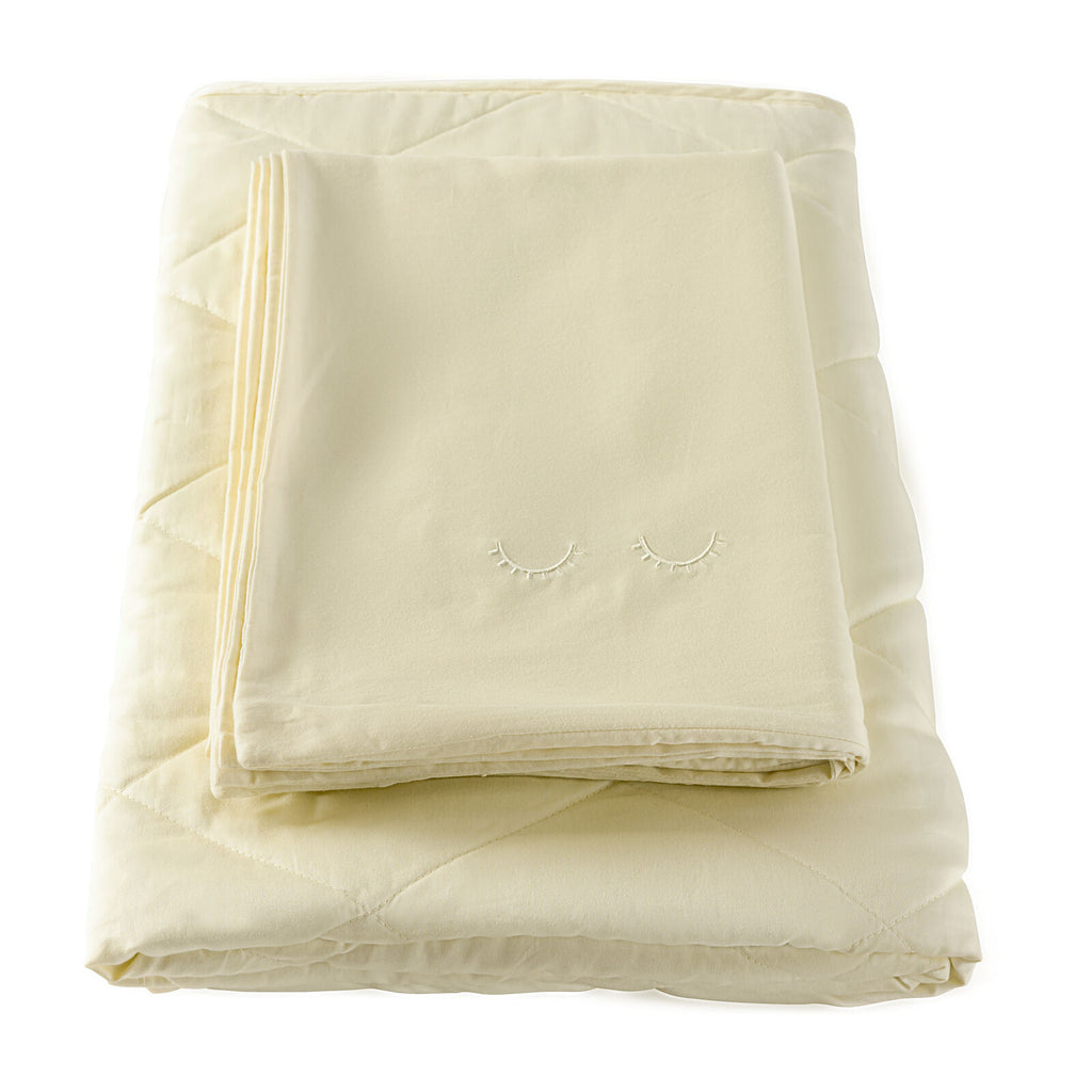 Membantu Organic Junior Weighted Blanket Pale Yellow