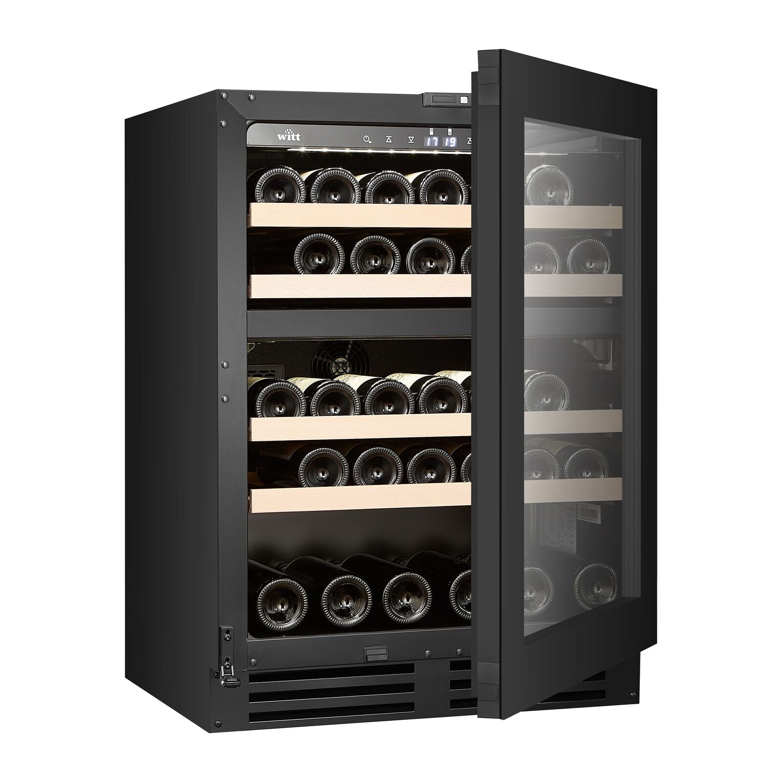Witt WU6082T2-2B39 Built-in wine Black
