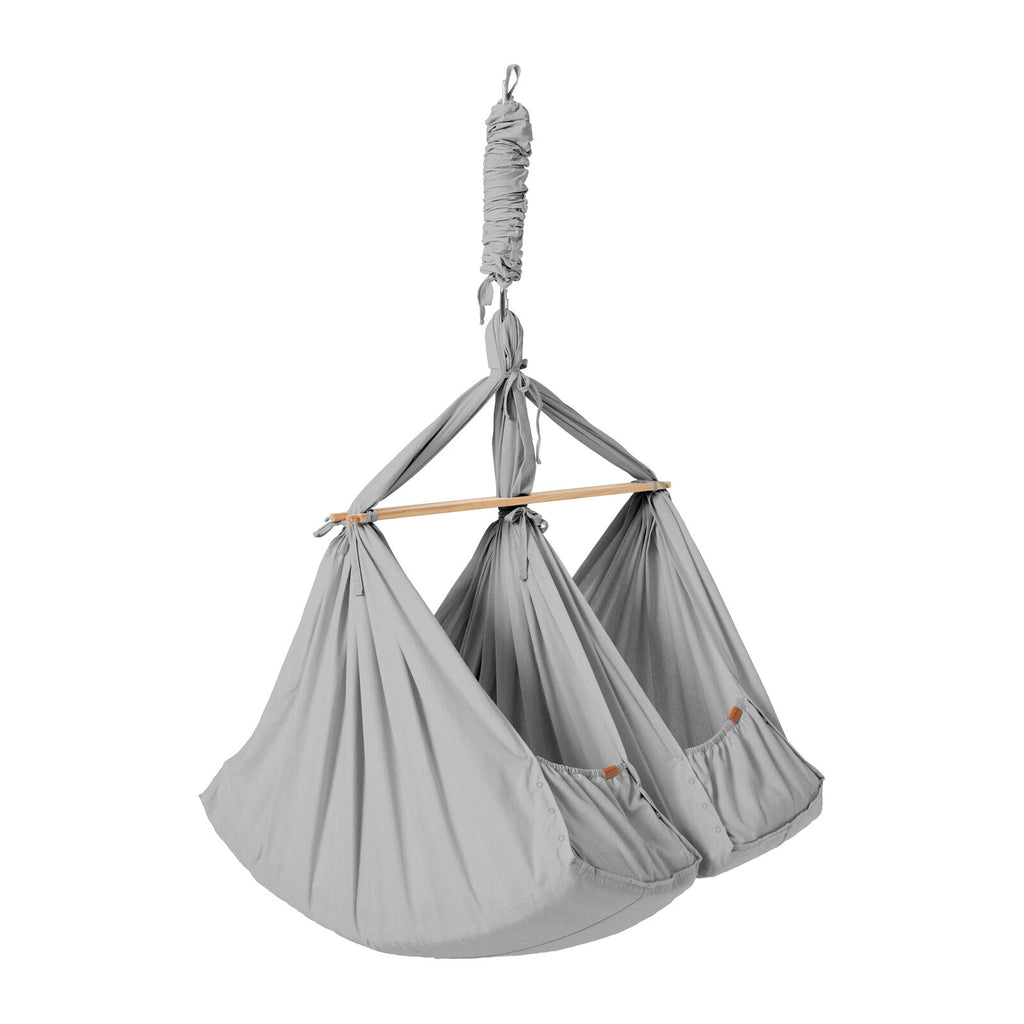 Membantu Basic Organic Twin Hammock Grey