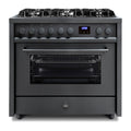 Witt Embrace 90 Gas MB Gas cooker Black