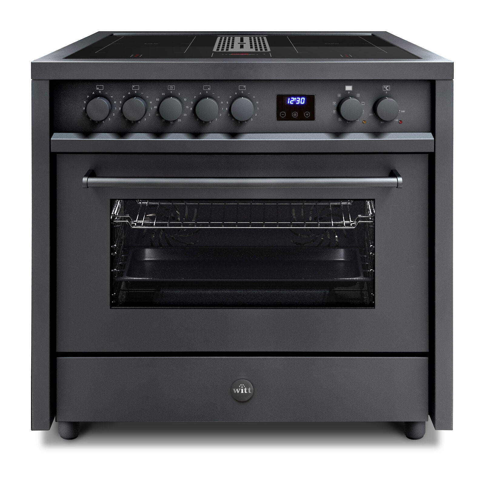Witt Embrace 90 Hood MB Induction cooker Black