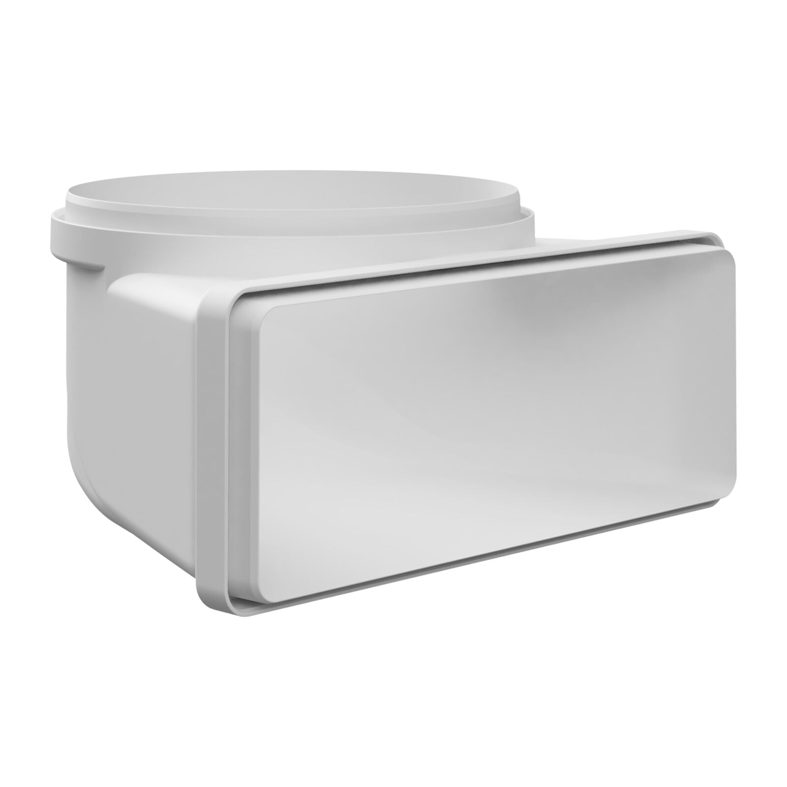 Witt IT002 Vertical bend to round, 220x90mm White
