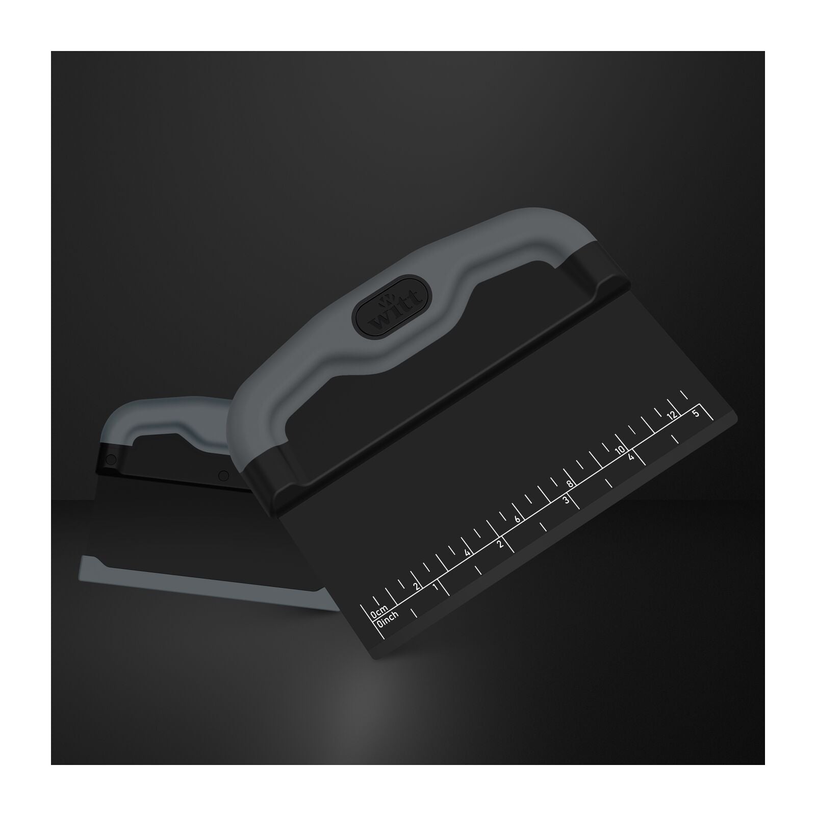 Witt Pizza Dough Scraper Black