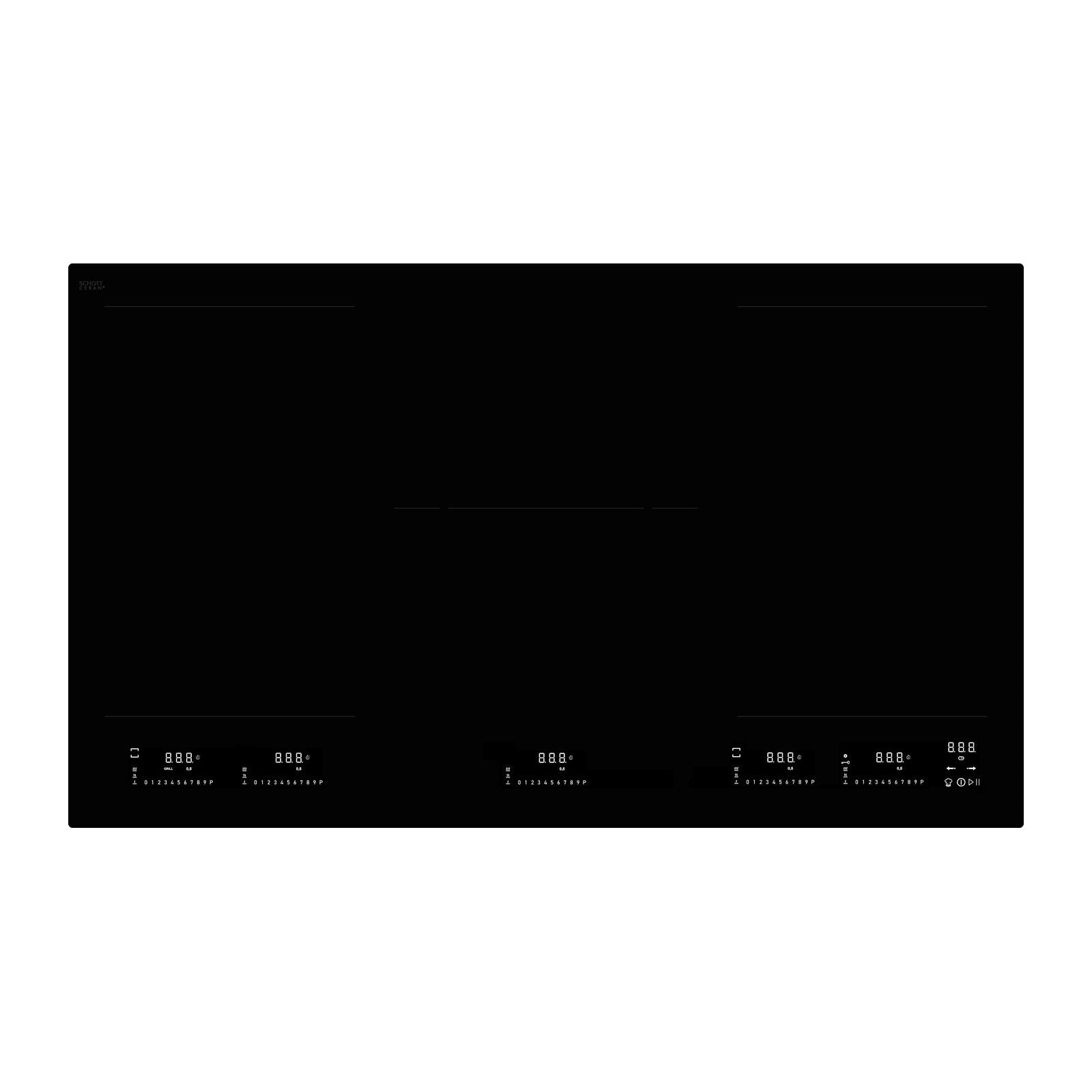 Witt WIP 90 EVW Induction hob Black