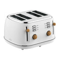Witt Premium 4-slice Wood Toaster White