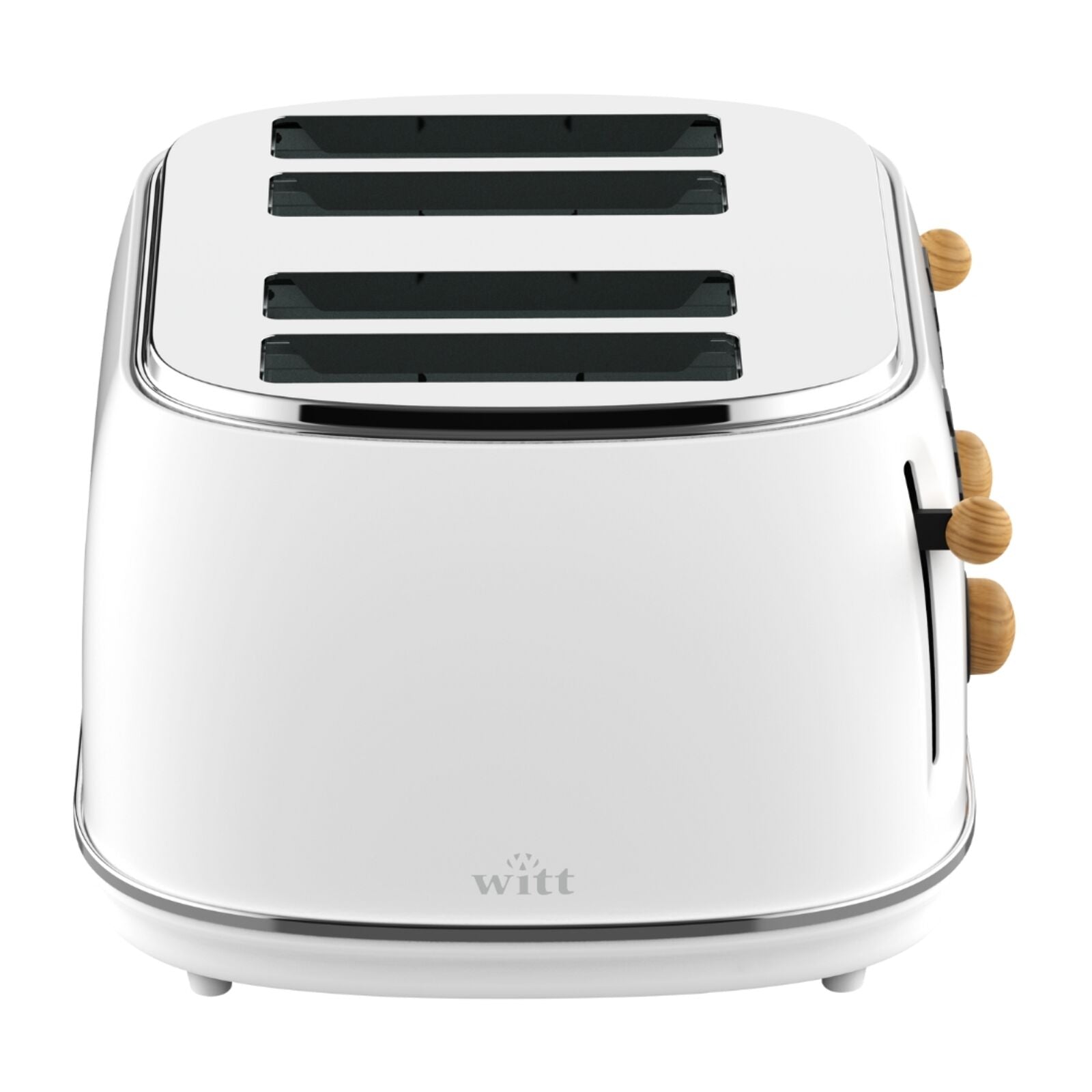 Witt Premium 4-slice Wood Toaster White