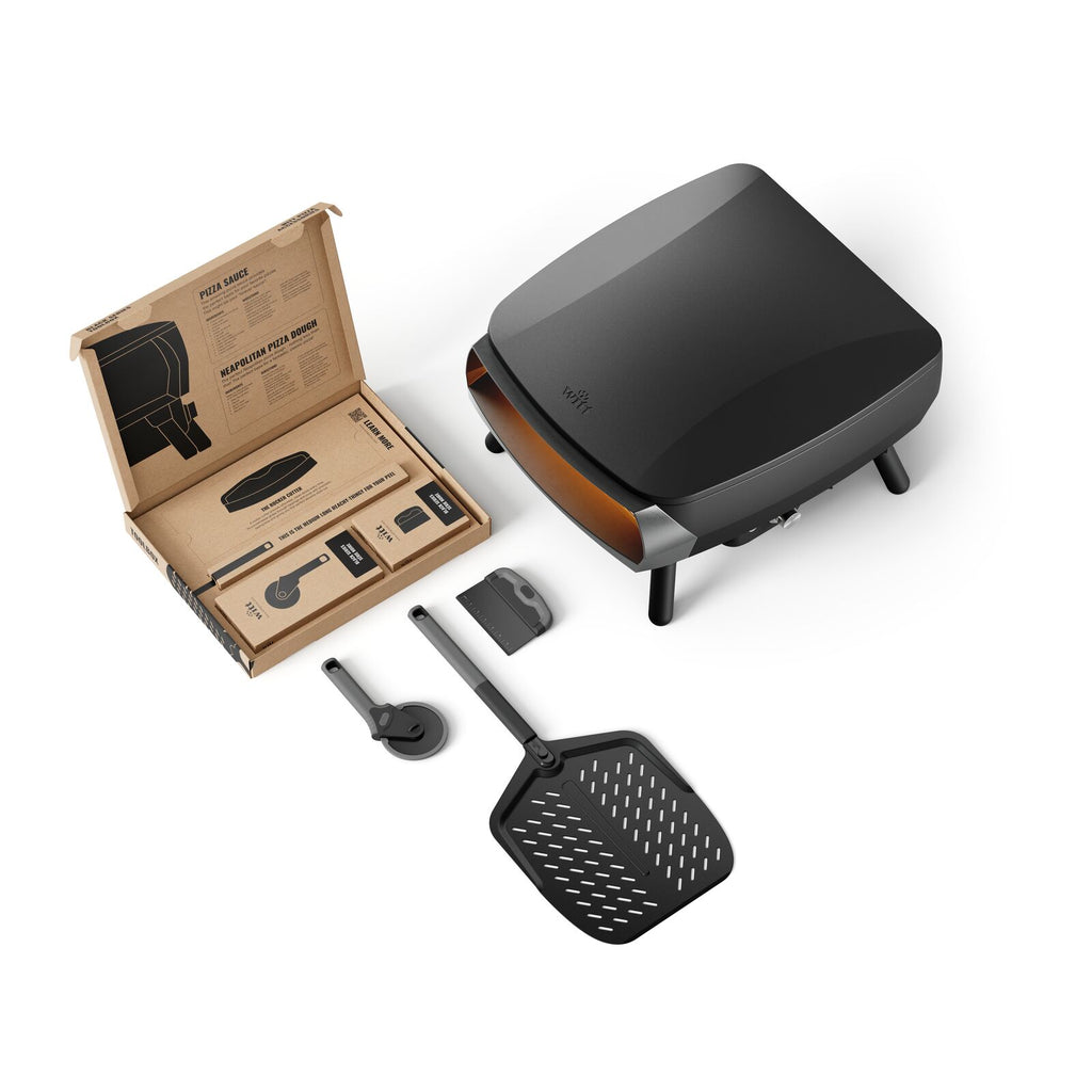 Witt Piccolo Rotante 13in EU incl toolbox 1 Pizza oven Black