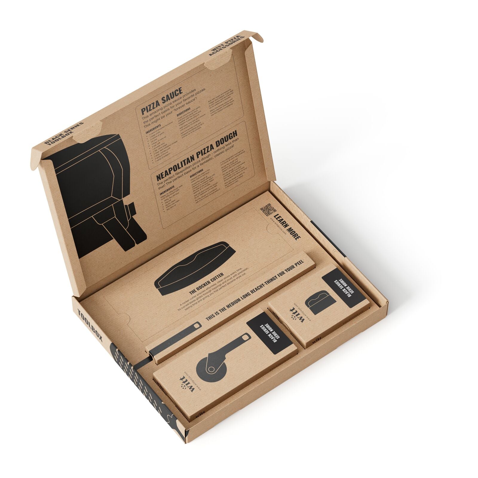 Witt Piccolo Rotante 13in EU incl toolbox 1 Pizza oven Black