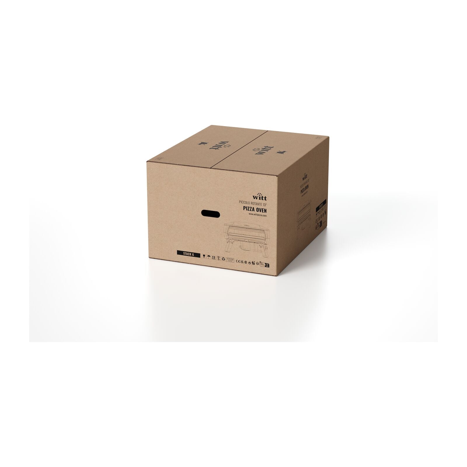 Witt Piccolo Rotante 13in EU incl toolbox 1 Pizza oven Black