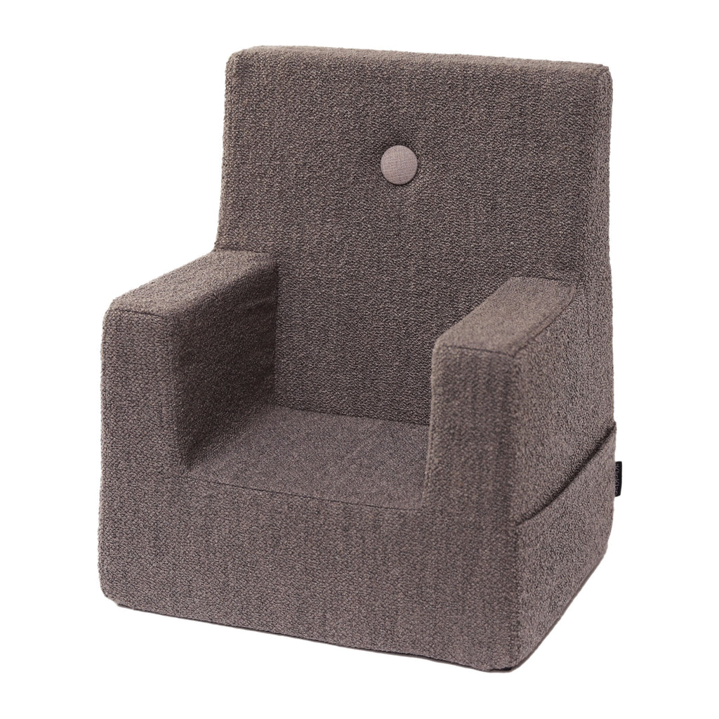 By KlipKlap KK Kinderstuhl Braun Bouclé mit Sand