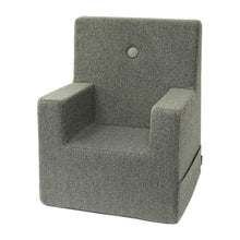 By KlipKlap KK Kids Chair XL Staubgrün Bouclé mit Hellgrün