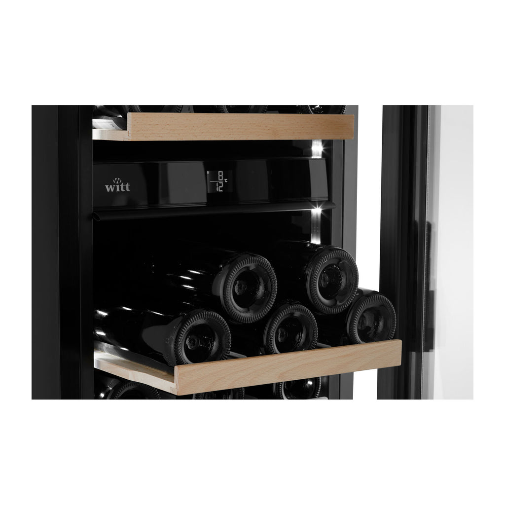 Witt WU4070P-2B29 Tabletop wine cabinet Black