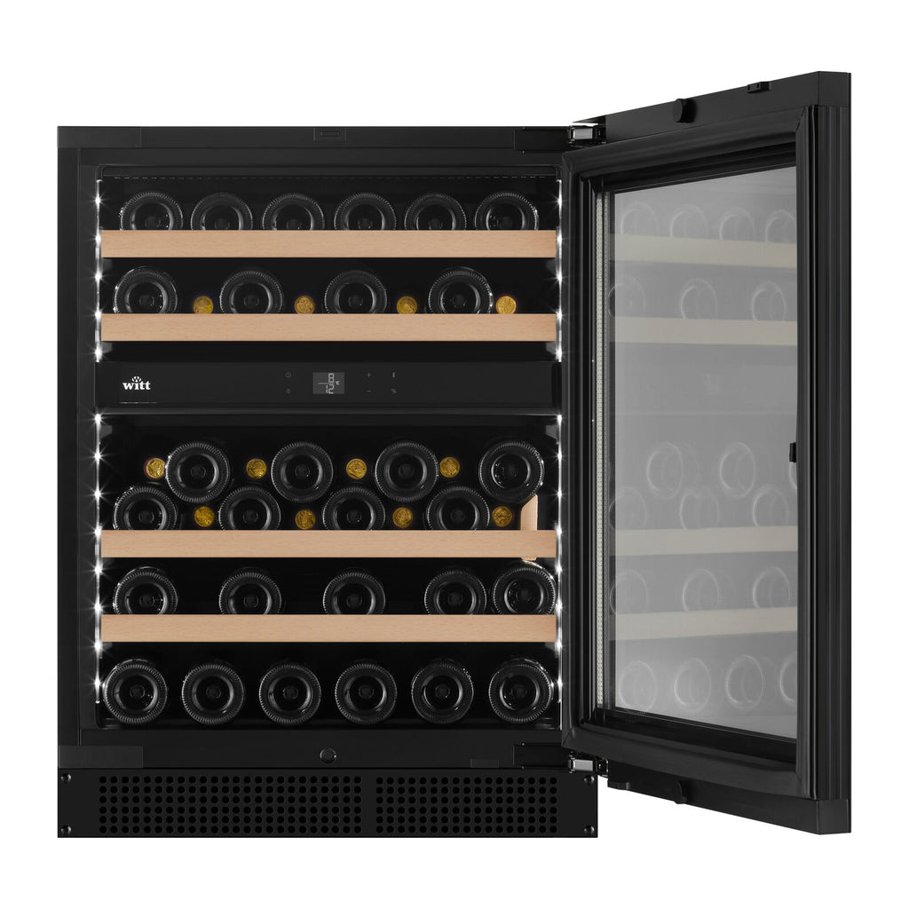 Witt WU6070P-2B45 Tabletop wine cabinet Black