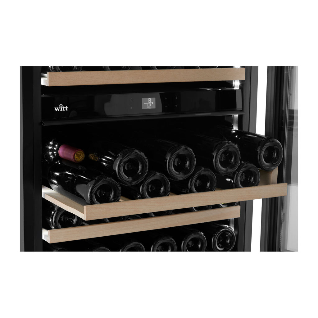 Witt WU6070P-2B45 Tabletop wine cabinet Black