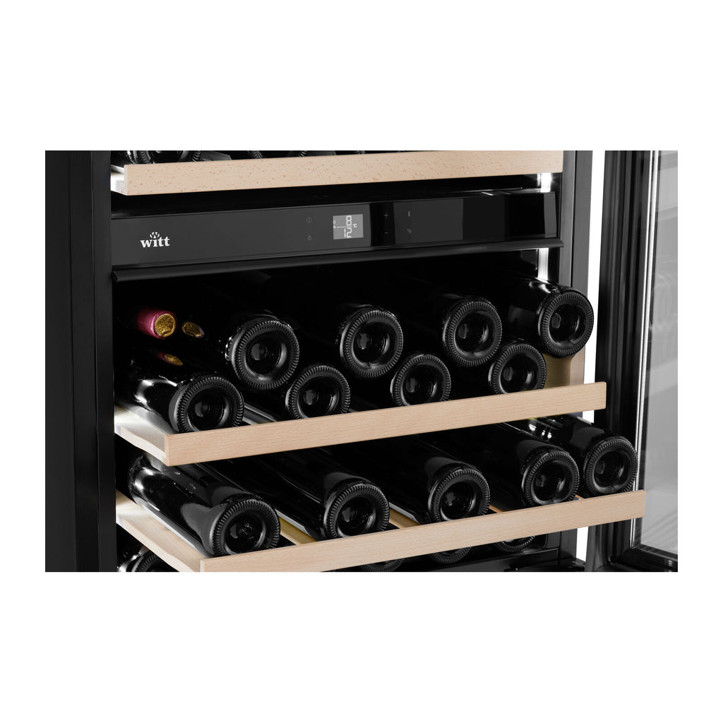 Witt WU6070P-2P45 Tabletop wine cabinet Black