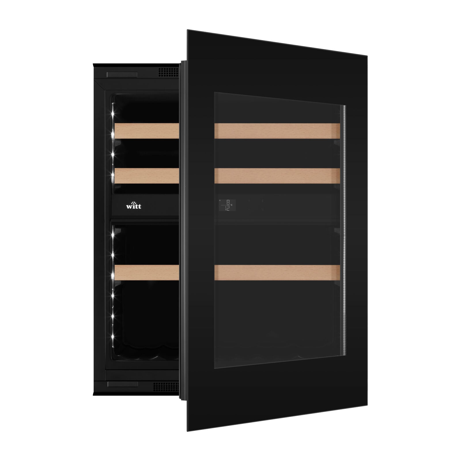 Witt WIU6070P-2B33 Built-in wine Black