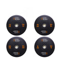 Booty Builder Bumper Plates - Set Strength training Machines Black