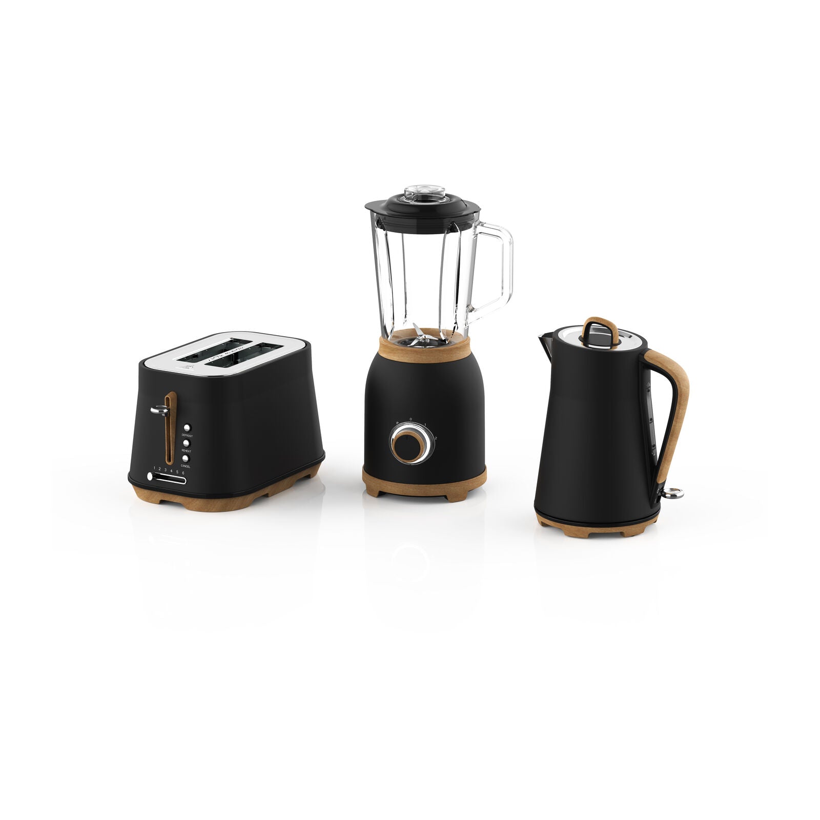 Witt Premium Element Breakfast set Black
