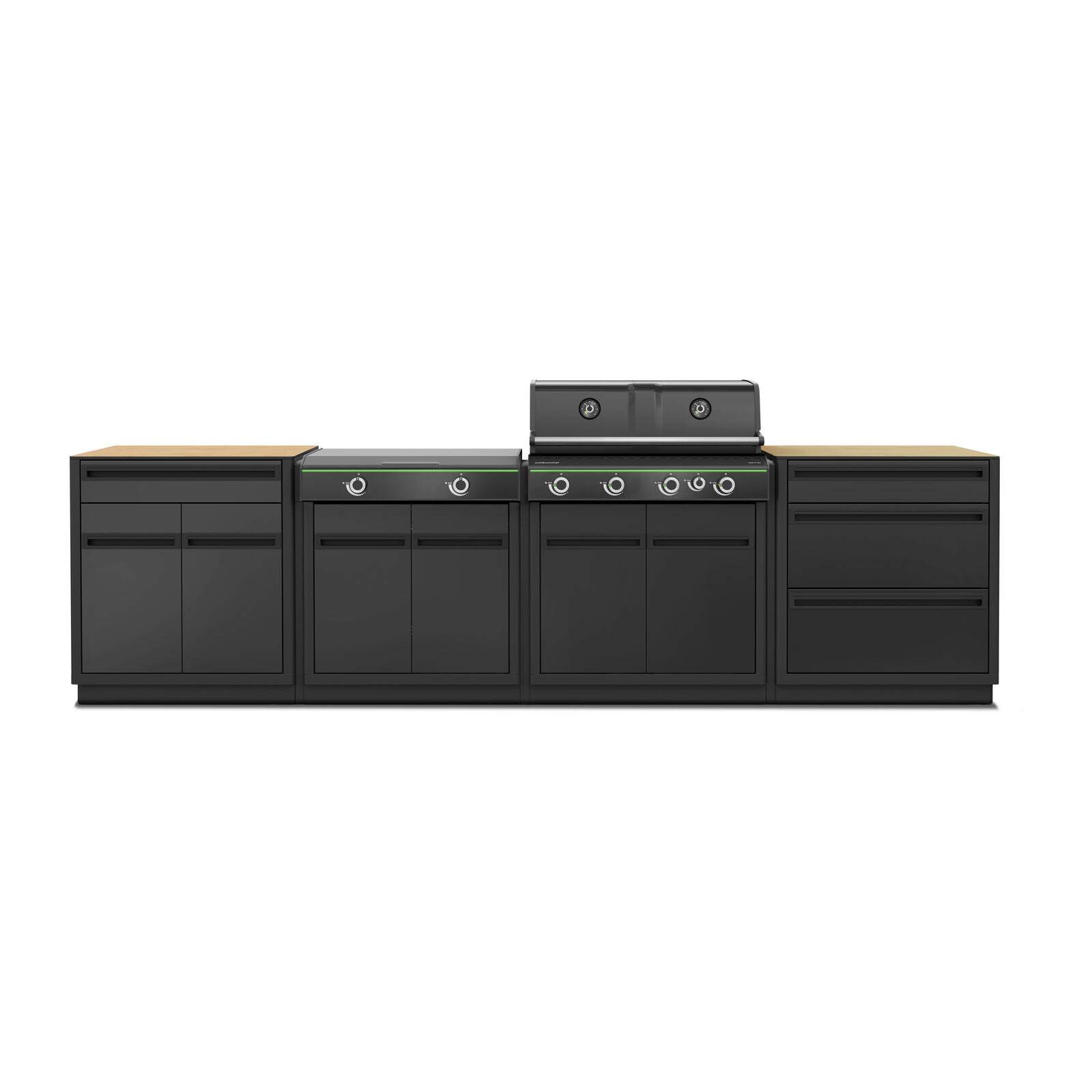 Outdoorchef Kitchen heat X-415/245 30MB HPL BBQ Module Black