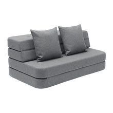 by KlipKlap 3 Fold Sofa 120 cm Blue Grey