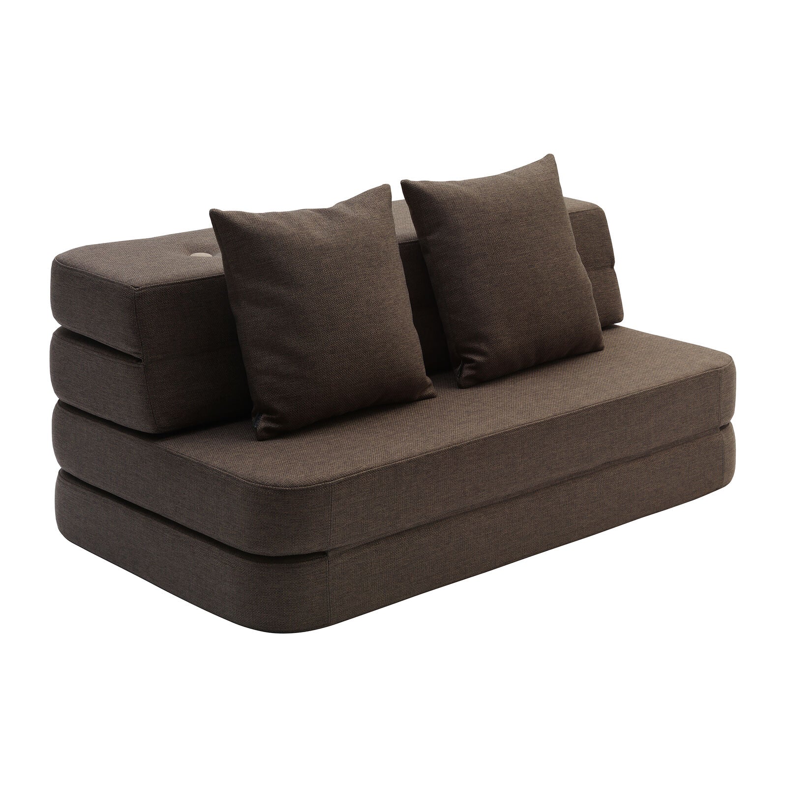 by KlipKlap 3 Fold Sofa 120 cm Brun