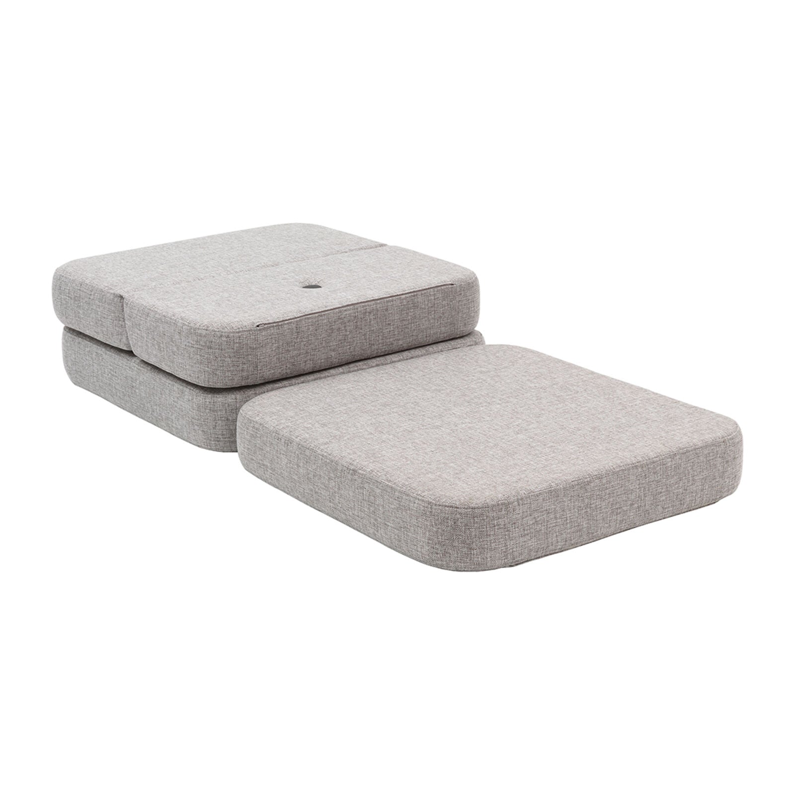 by KlipKlap 3 Fold Sofa Single Multi Grey