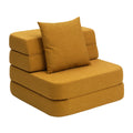 by KlipKlap 3 Fold Sofa Single Sennepsgul