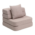 by KlipKlap 3 Fold Sofa Single Soft Soft Rose