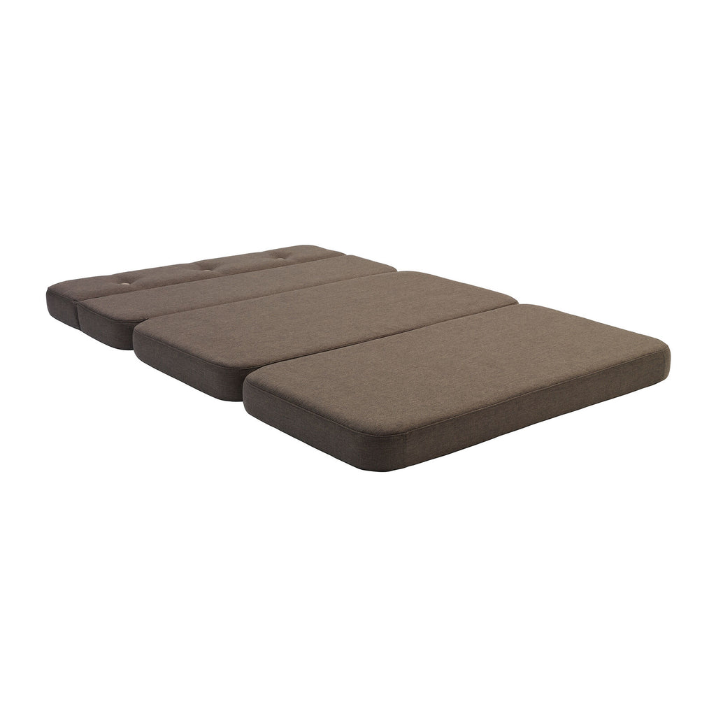 by KlipKlap 3-folds sofa XL Soft 140 cm Brun