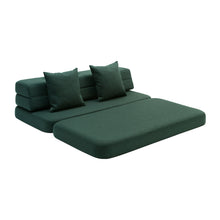 by KlipKlap 3 Vouwbank XL Soft 140 cm Deep Green