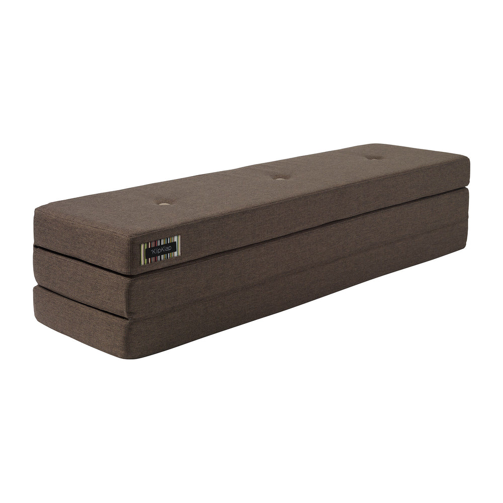 by KlipKlap 3 Fold XL 200 cm Mattress Brown