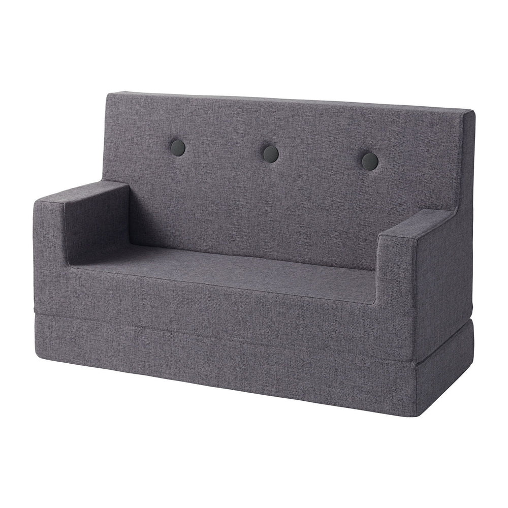 by KlipKlap Kids Sofa Blue Grey