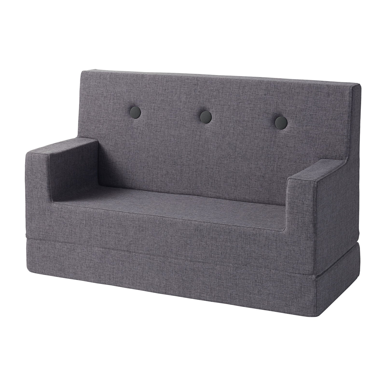 by KlipKlap Kids Sofa Blue Grey