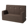 by KlipKlap Kinder Sofa Braun