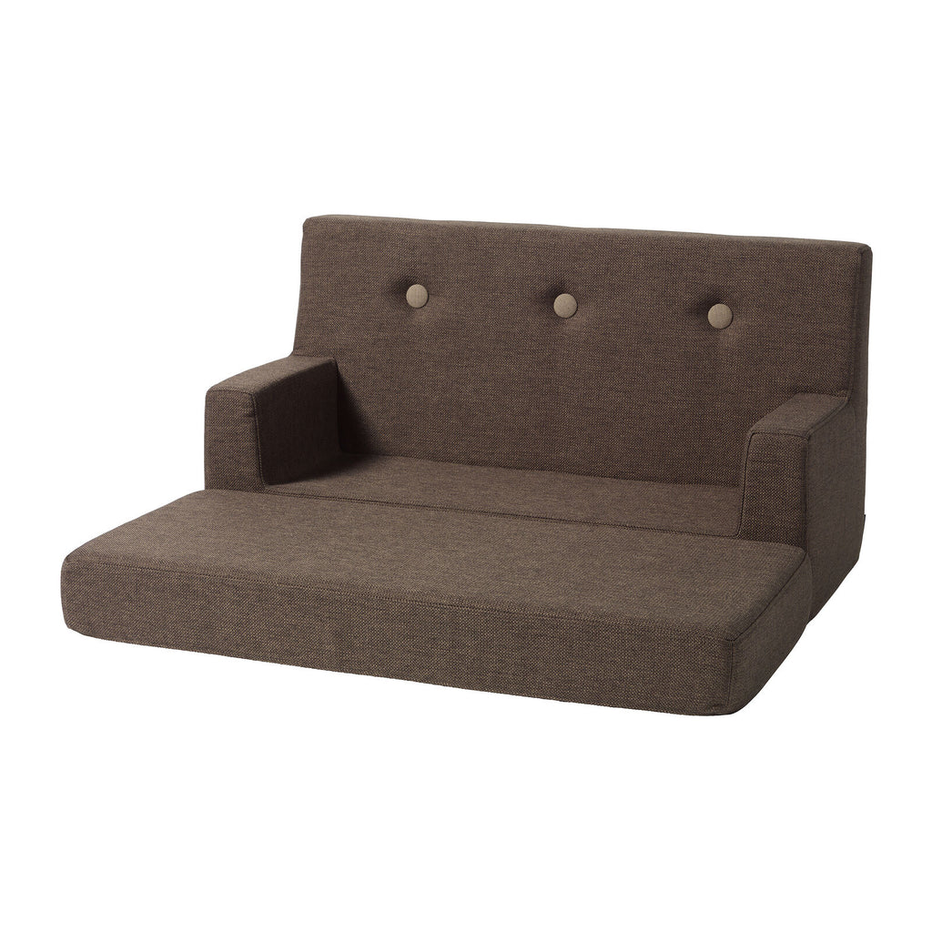 by KlipKlap Kinder Sofa Braun