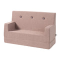 by KlipKlap Kids Sofa Soft Rose